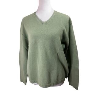Charter Club 100% Lambswool Vintage 80's 90's Charter Club Sweater Soft Sage | L